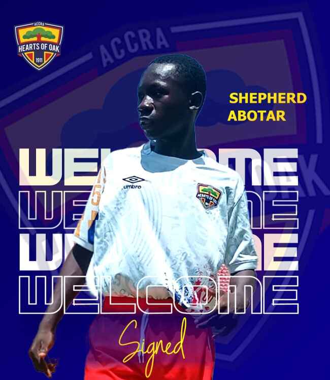 Hearts of OAK signs Shepherd Abotar to Royal Oaks