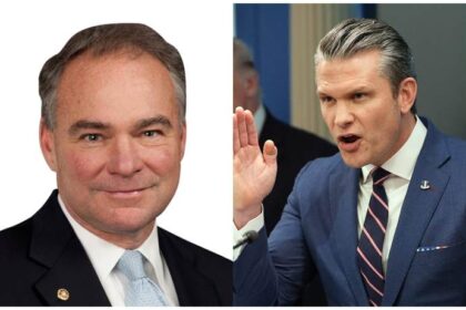Tim Kaine Suggests Pete Hegseth's Army Firings May Be Personal