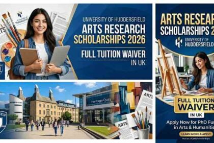 University of Huddersfield Arts Research Scholarships 2026 in UK: Full Tuition Waiver arts research