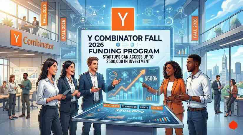 Y Combinator Fall 2026 Funding Program: Startups Can Access Up to $500,000 in Investment ycombinator