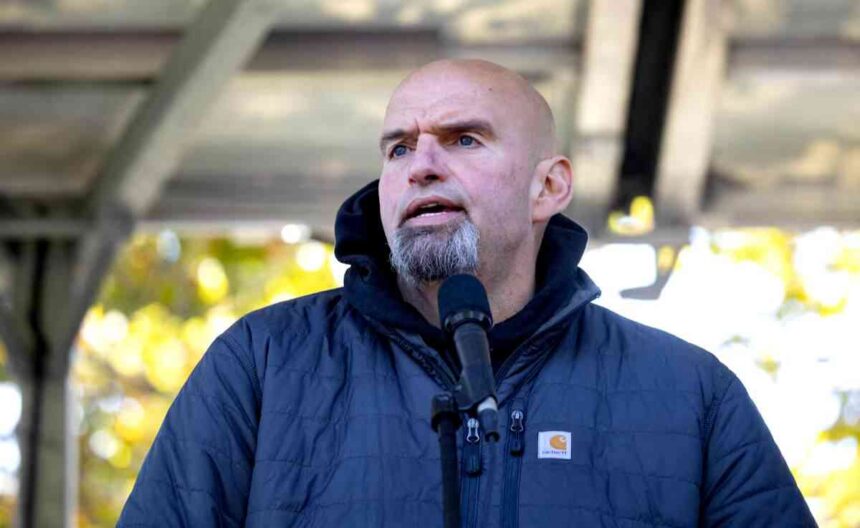 Fetterman Warns He Will Exit Democratic Party Over Israel Aid Platform