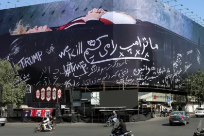 Tehran Billboard Puts President Trump in Coffin as U.S.-Iran Conflict Escalates