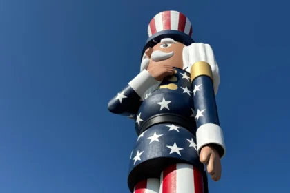 Minnesota town with more nutcrackers than people builds 65-foot world record holder