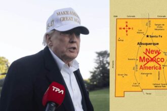 Trump Posts Map Labeling New Mexico as ‘New America’